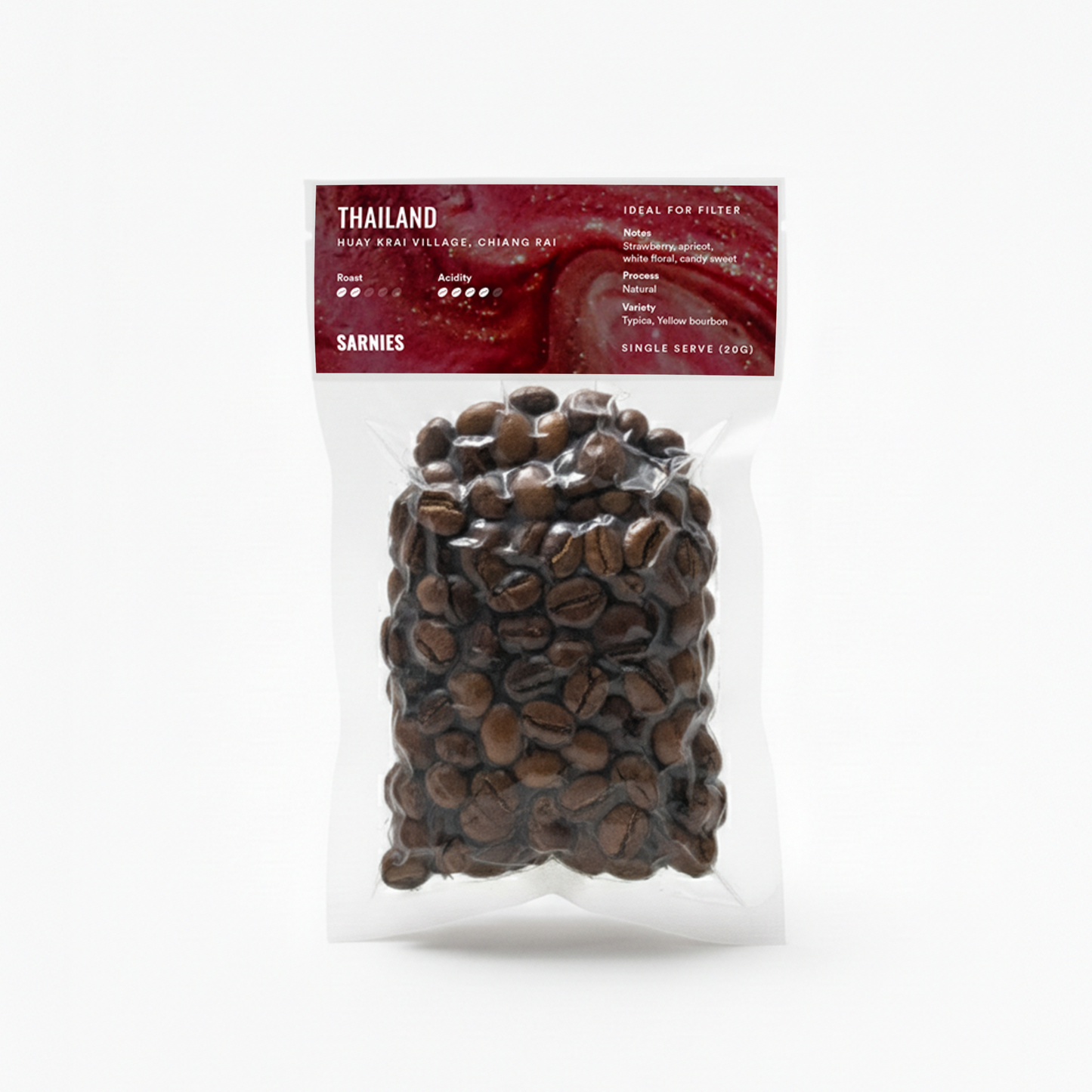 Sarnies ‘A Taste of Thailand’ Coffee Discovery Set (4 x 20g) + Free Pouch
