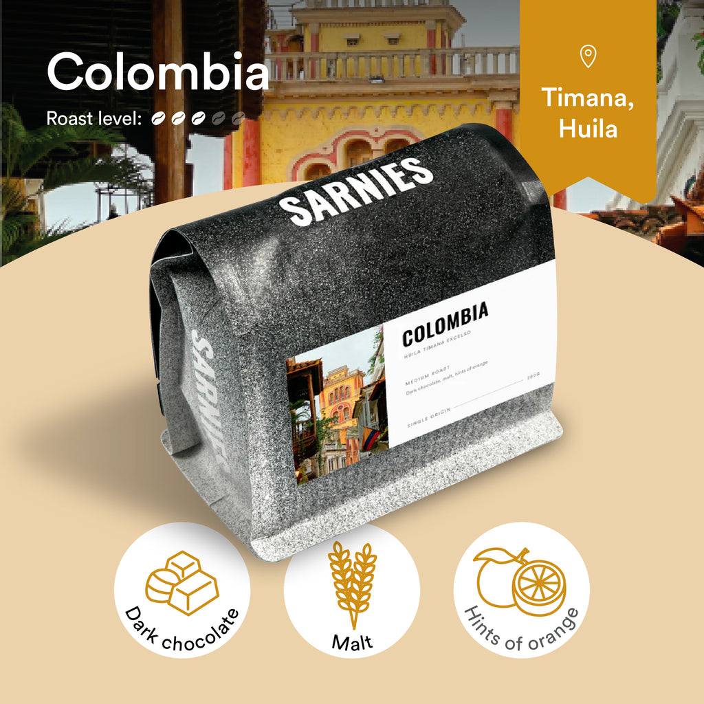 Colombia Huila Timana Excelso Coffee Bean (Single Origin)